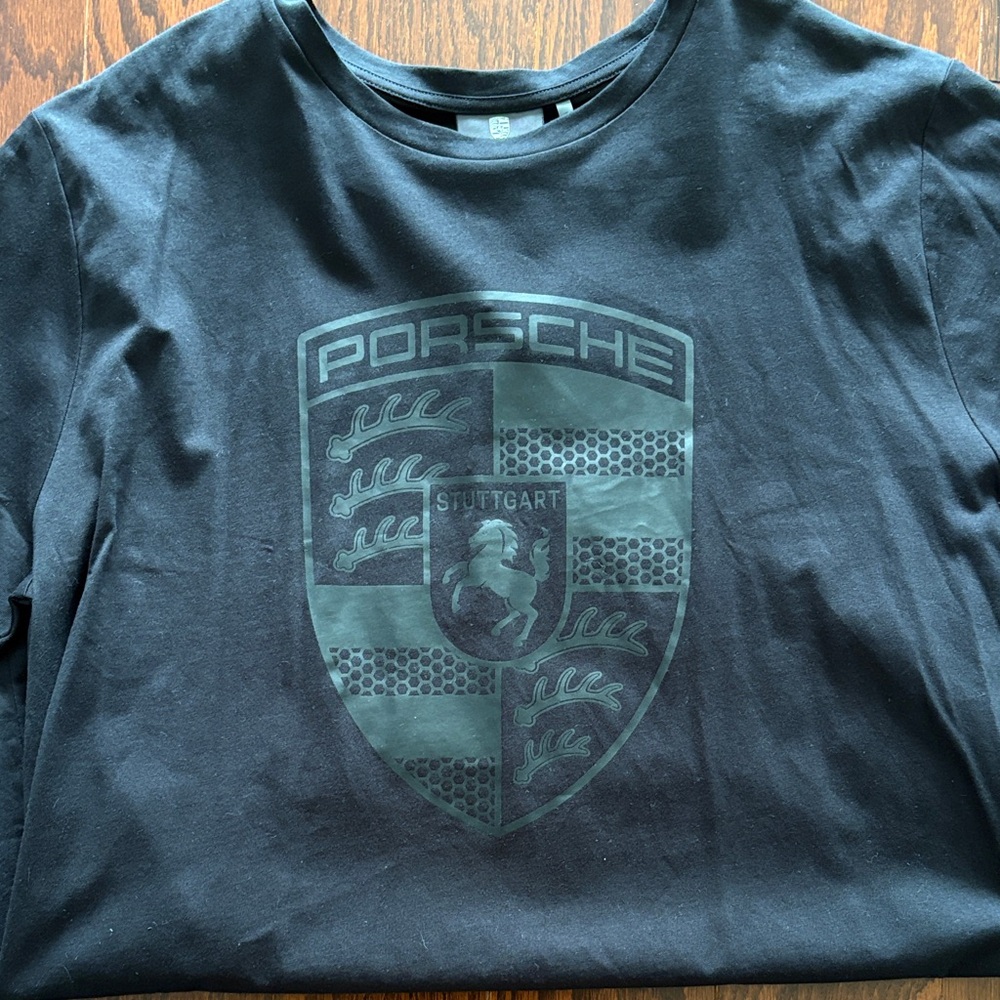 Porsche Design Black Short Sleeve Tee